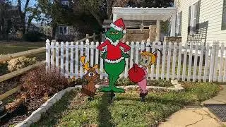 Cut Out - Yard Art I made for Christmas