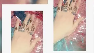 حناء (حرقوس) بالرشام سهل وسريع  (الطابع )  لون اسود 🤩🥰لمناسبات 🥳مولد نبوي شريف 😜اعياد🎊🎉