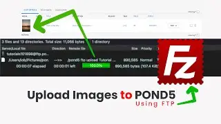 How to upload photos to Pond5 using FTP Tutorial • and Submit it for sale on POND5 Stock Photography