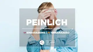 Deutsch lernen | PEINLICH | Wortschatz