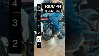 Maximum speed for each gear on a Triumph Trident 660
