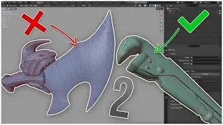 Checking 3D models of subscribers part 2 | high-lowpoly and unwrap