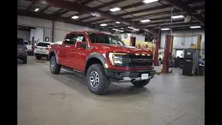2023 Rapid Red Metallic Ford F150 Raptor 4x4 FT7276 Motor Inn Auto Group