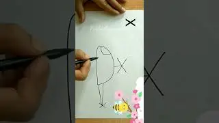 drawing helicopter 🚁 using letter X #easydrawing @rashiaggrawal