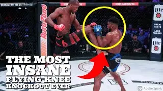 The Most Insane Flying Knee Knockout Ever 💥😱| Michael Venom Page