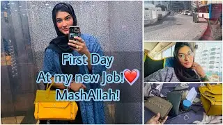 Get Ready with Me- First Day of work || New Job || mashAllah || Taani Rixvi || VLOGS