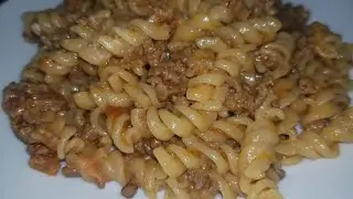 МАКАРОНЫ с фаршем в сковороде/ kıymali makarna tarifi/cooked pasta with minced meat