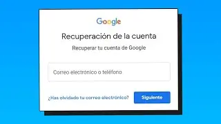 Cómo Recuperar Cuenta de Google sin Numero de Telefono y Sin correo 2023 ✅