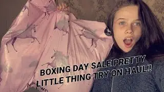 BOXING DAY SALE PRETTY LITTLE THING TRY ON HAUL!!