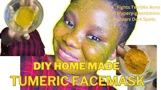 Easy DIY turmeric Facemask with this 4 Kitchen ingredients!-A must watch