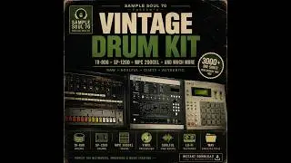 Vintage Drum Kit by B.O.N.A | 3,000+ Premium Drum Samples | TR-808, SP-1200, MPC2000XL & Much More!