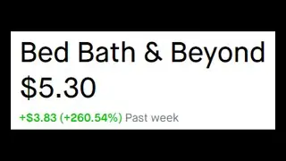 BBBY Stock - Here's What's Happening