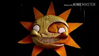 Как сделать маску Солнца из Фнаф 9.