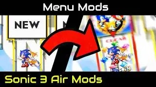 Data Select Hacked! 💥 + ExtraSlots (Galore bits Save Patcher) // Sonic 3 Air Mods