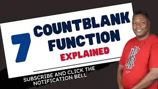 How to Use the COUNTBLANK FUNCTION - Explained