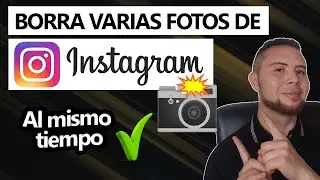 Cómo Borrar varias Fotos de Instagram al mismo tiempo✅