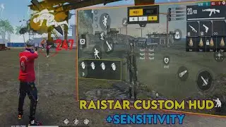 Raistar custom HUD | Raistar Freefire jaisi settings kaise kare #raistar