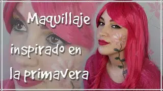 Maquillaje de fantasía inspirado en la primavera - Colaboración