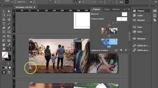 Número encima de la foto. InDesign