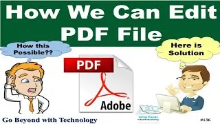 How to Edit PDF File| Online Edit PDF File| #youtube