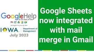 Google Sheets now integrated with mail merge in Gmail