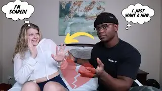 My Boyfriend Reacts Tries To Touch || Flinching Prank Priceless Reactions || WiSay Family