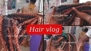 Hair Vlog | Braiding My Hair | Washing My Hair | Hair Wash Day