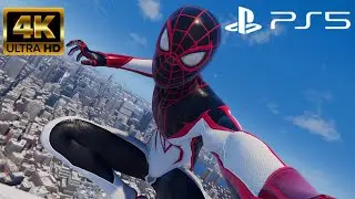 Spider-Man Miles Morales PS5 - T.R.A.C.K Suit Free Roam Gameplay