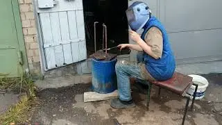 И снова сын помогает в работе