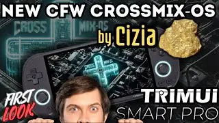 Trimui Smart Pro New CFW CrossMix-OS First Look