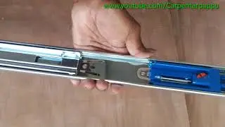 How to work Godrej soft close telescopic channel modular kitchen