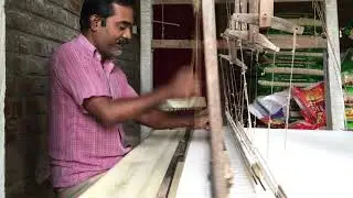 How hand woven Murshidabad silk is made