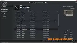 Arturia Analog Lab V presets & CS-80 V4 Presets - 1980 Vol.3 - Vicious Antelope presets walkthrough