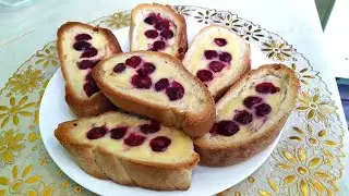 Вкусный и быстрый десерт к чаю. #десерты #быстроипросто
