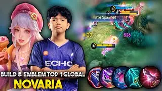 NOVARIA BEST BUILD AND EMBLEM 2025 | TOP 1 GLOBAL NOVARIA BUILD AND EMBLEM | SANJI NOVARIA BUILD