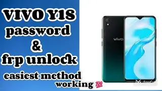 vivo Y1S (vivo 2015) password & frp unlock easiest method using unlock tools working 💯