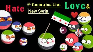 countries that love and hate New Syria 