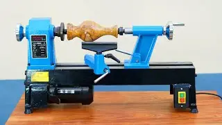 VOLTZ 550W Wood Turner Machine Unboxing and Test