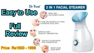 Dr Trust 3 in 1 Nano Ionic Facial Steamer Vaporizer  Room Humidifier ఆవిరి మెషిన్ Vegetable Facial