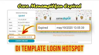 Cara Menampilkan Expired Di Status Template Login Hotspot Mikrotik