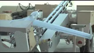 Eye In The Sky Drone Launched From Base In Afghanistan   Surveillance UAV Launch