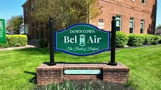 Downtown Bel Air - Spring Drone Video 2024