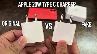 Apple 20w Type C Charger Fake Vs Original 