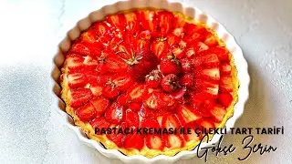 Tam Tutan Pastacı Kreması Yapıyoruz I  Pastacı Kreması Nasıl Yapılır? I Çilekli Tart Tarifi