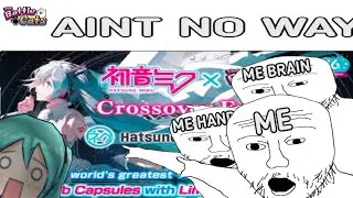 An early MID player TRY beating miku collab event (Battle cats)