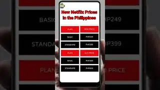 New Netflix Prices in the Philippines #netflix #netflixph  #newprices #shorts
