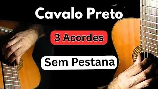 Cavalo Preto - Sergio Reis- Simplificada  - Aula de Violão