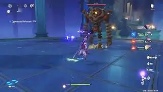 Trying out Raiden Shogun on Genshin Impact