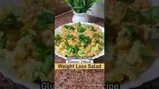 High protein salad for weight loss #weightloss #shorts #shortsviral #ashortaday #ashortaday