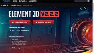 Кто ты - Эндрю Крамер? Как установить Element 3D в Adobe AE CC 2019